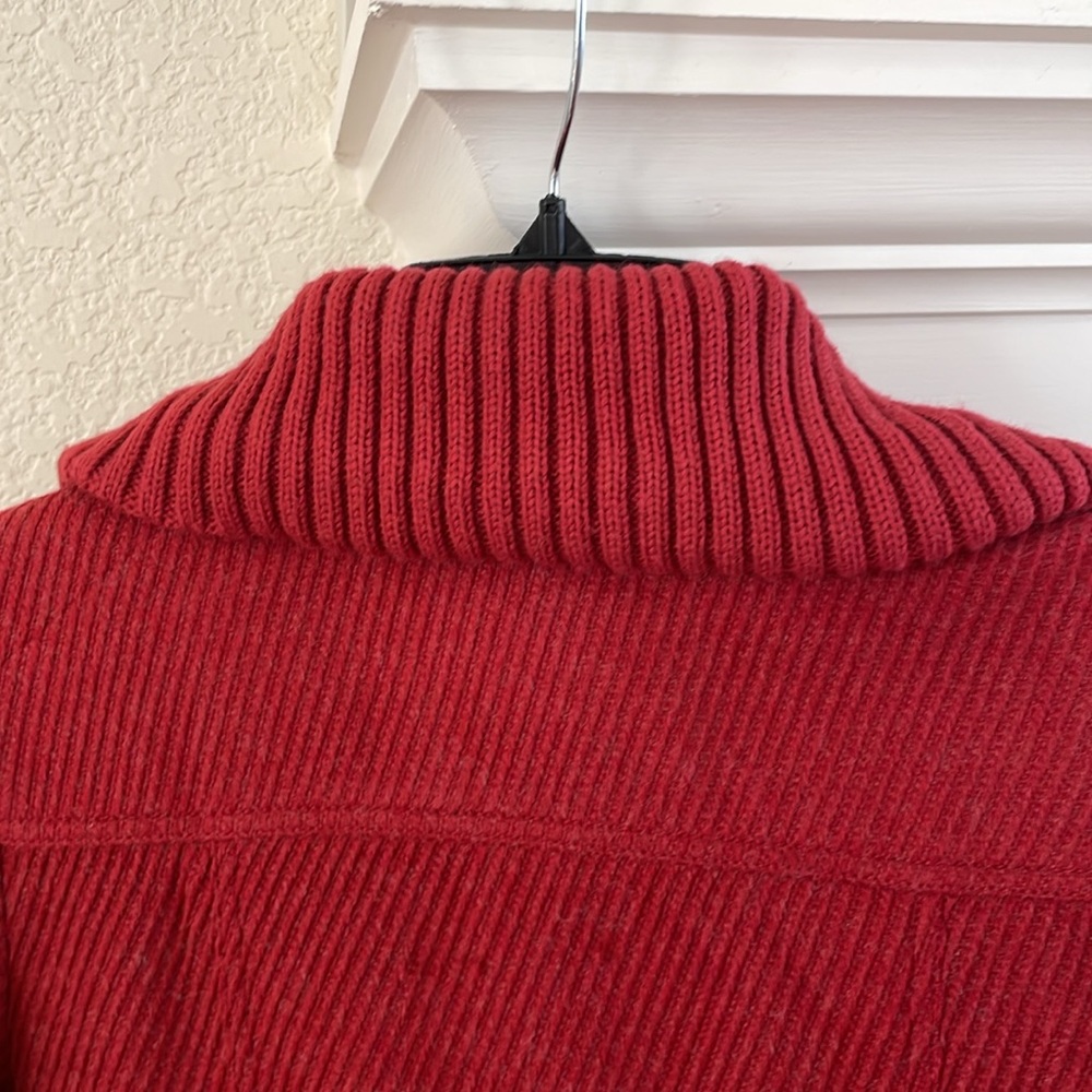 Beautiful red jacket!S Interchangeable closure (zipper or metal beautiful snaps) - Picture 10 of 14